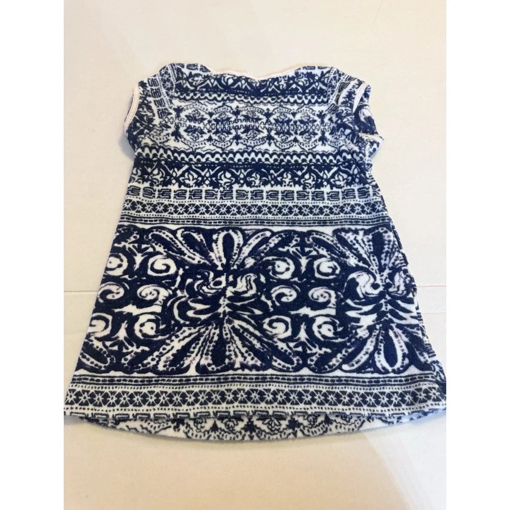 CREWCUTS CREW CUTS girls size 3t‎ Navy WHITE Terry Beach Coverup